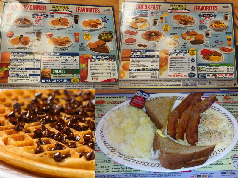 Waffle House Menu