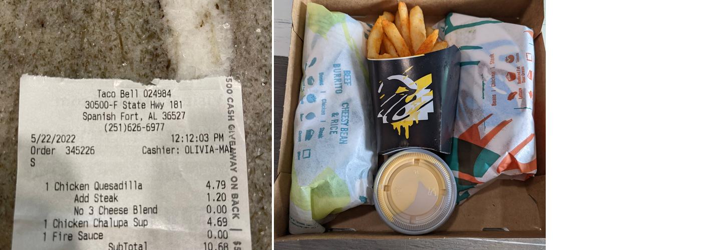 Taco Bell Menu