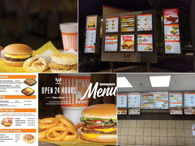 Whataburger Menu