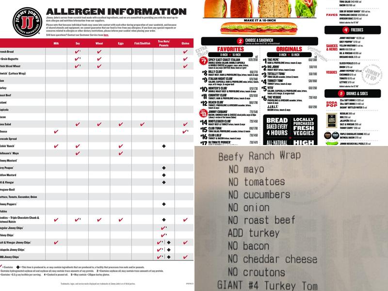 Jimmy John's Menu