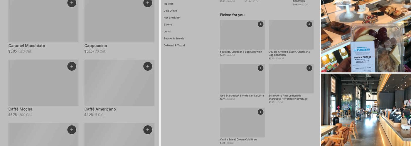 Starbucks Menu