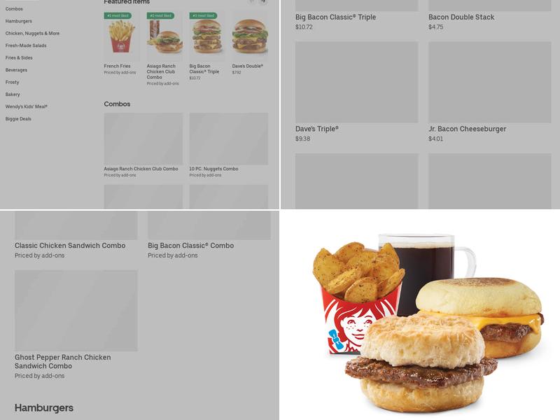 Wendy's Menu