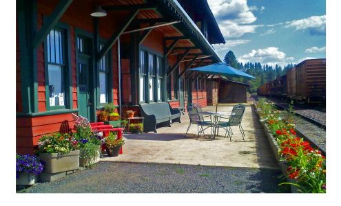 BlackBird at the Depot Potlatch
