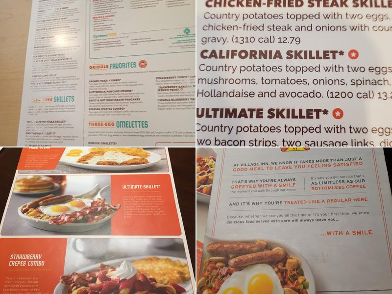 Village Inn Menu