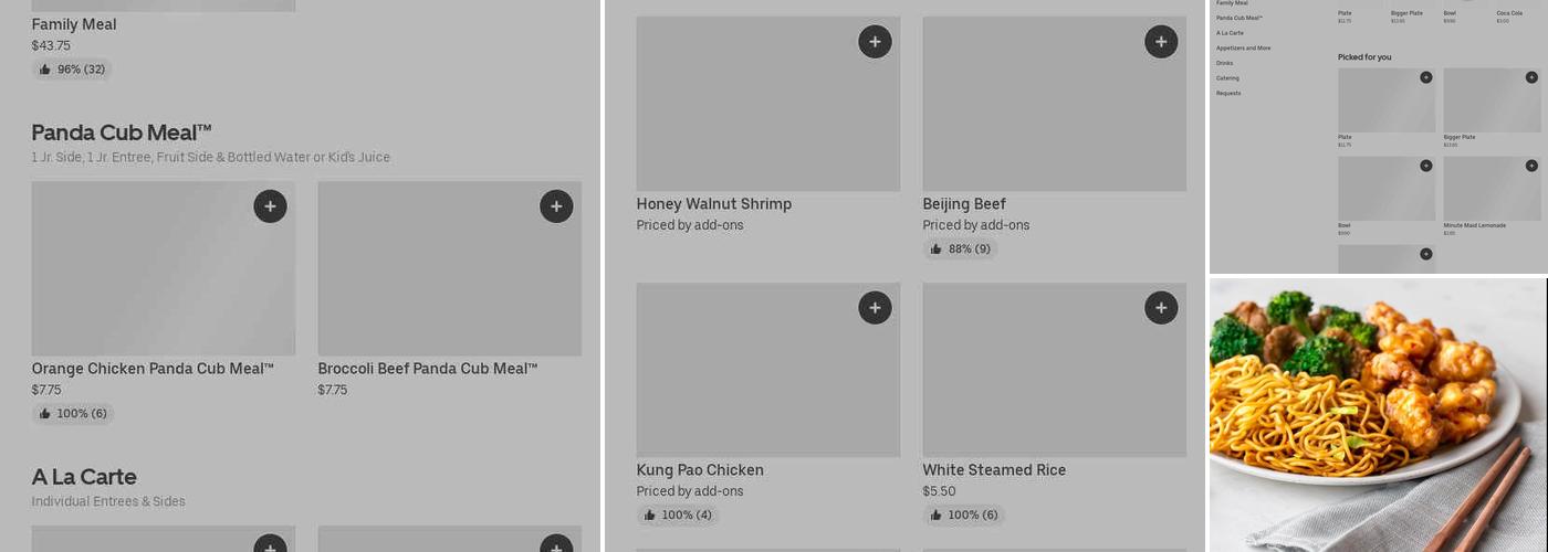 Panda Express Menu
