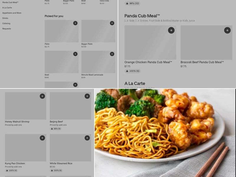 Panda Express Menu