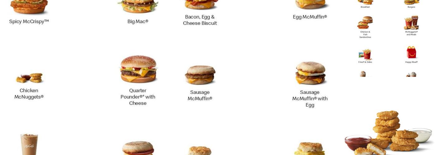 McDonald's Menu
