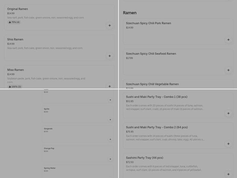 Sushi & Teriyaki Dine & Take Out Llbo Menu