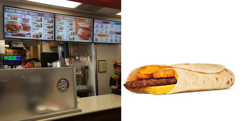 Burger King Menu