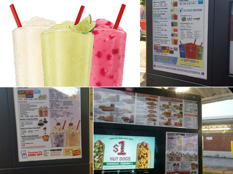 Sonic Drive-In Menu