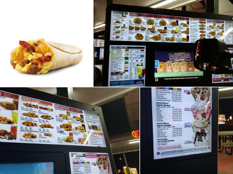 Sonic Drive-In Menu