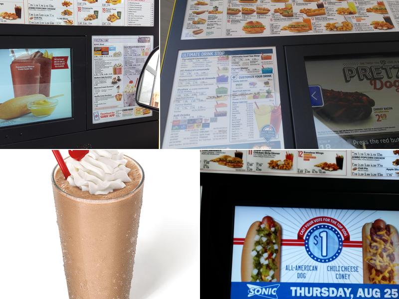 Sonic Drive-In Menu