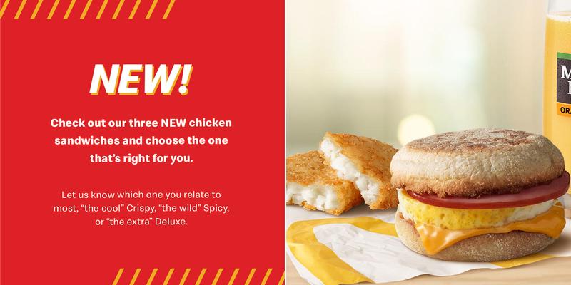 McDonald's Menu