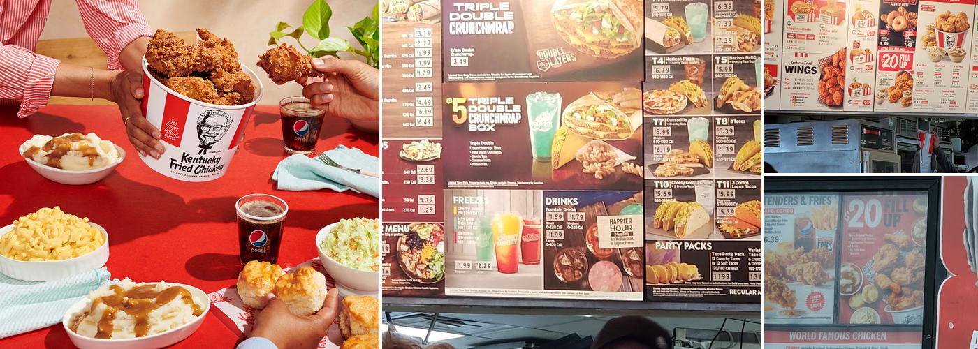 KFC Menu