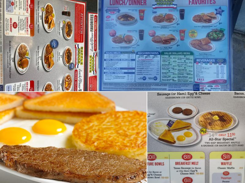 Waffle House Menu