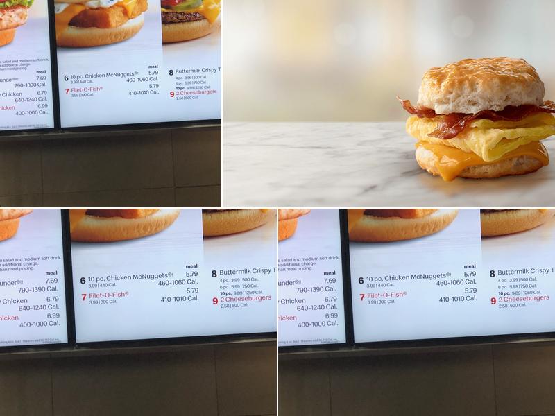 McDonald's Menu