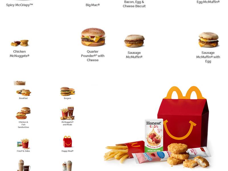 McDonald's Menu