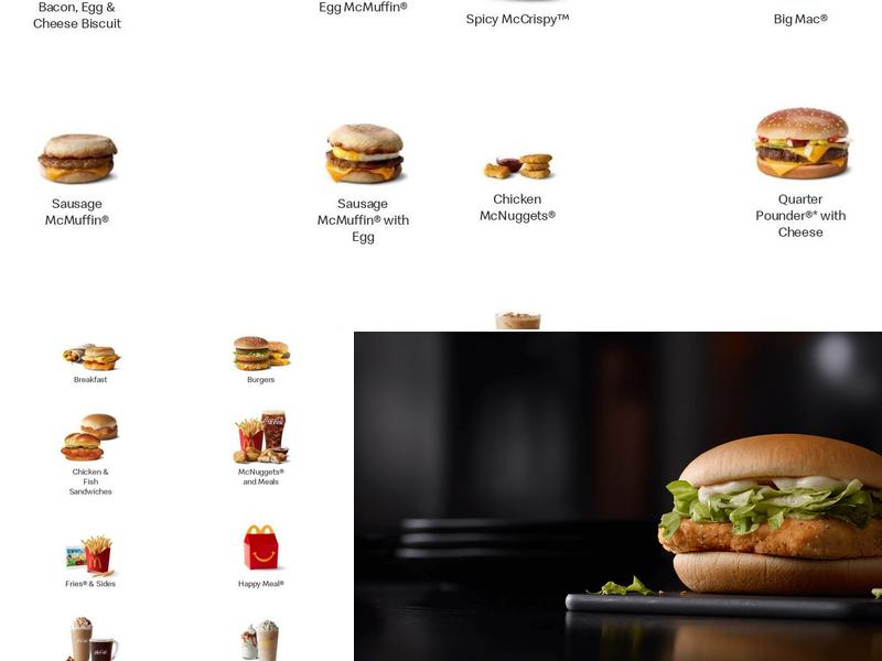 McDonald's Menu