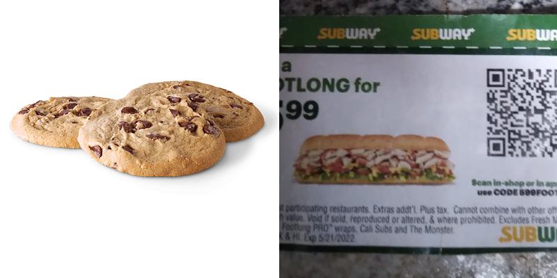 Subway Menu