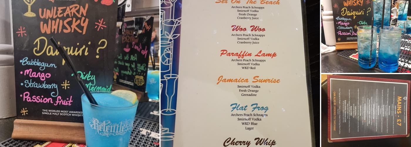 The Paraffin Lamp Menu