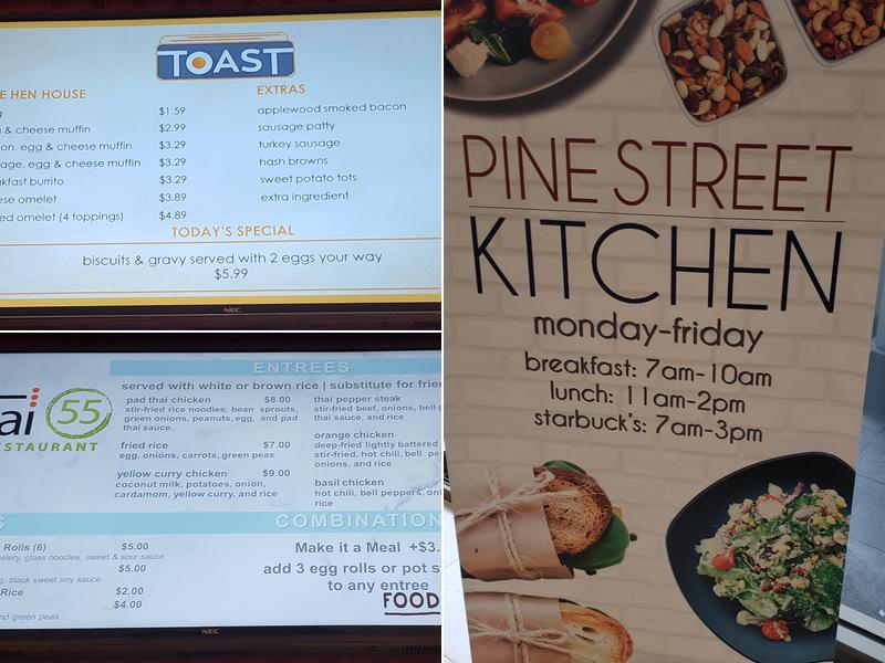 Pine Street Kitchen Menu