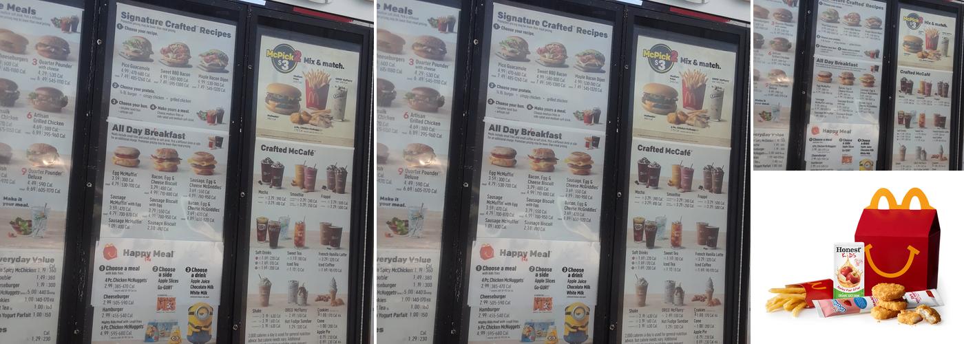 McDonald's Menu