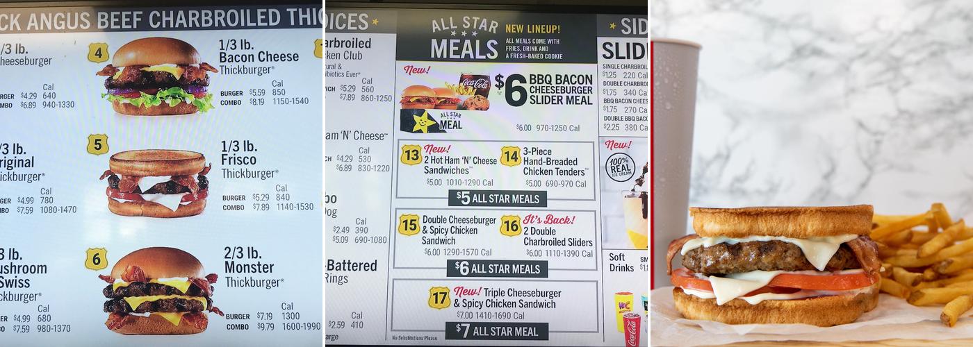 Hardee’s Menu