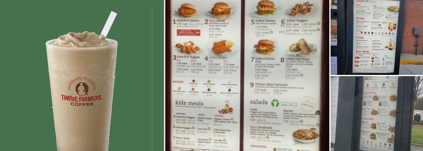 Chick-fil-A Menu