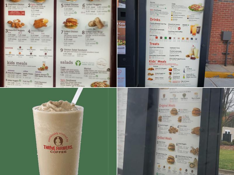 Chick-fil-A Menu