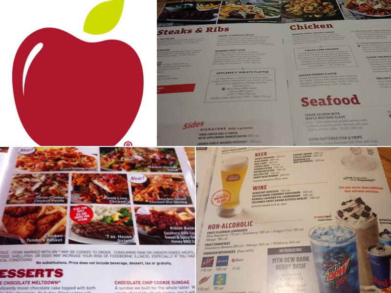 Applebee's Grill + Bar Menu