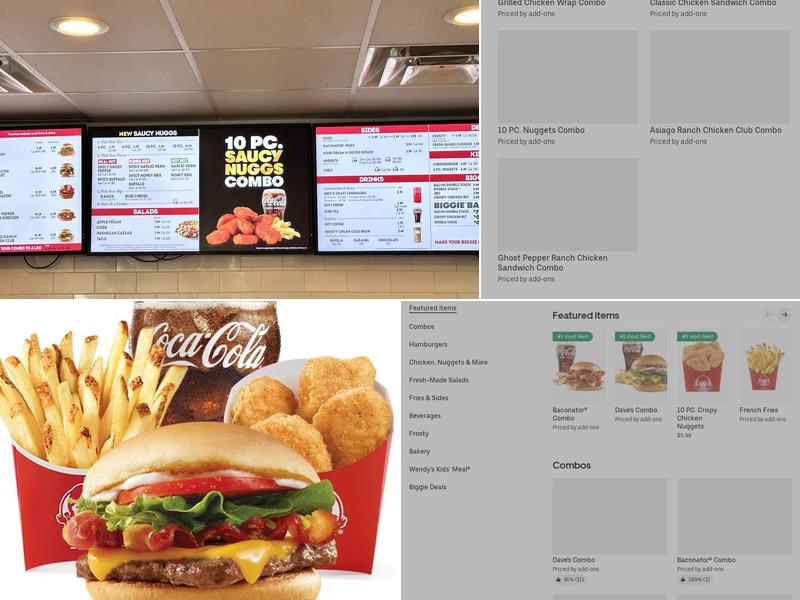 Wendy's Menu