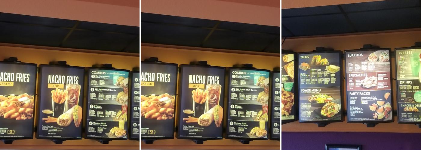 Taco Bell Menu