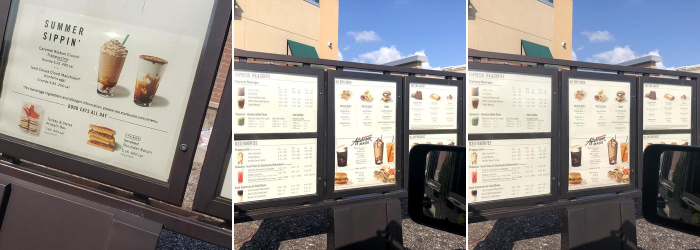Starbucks Menu