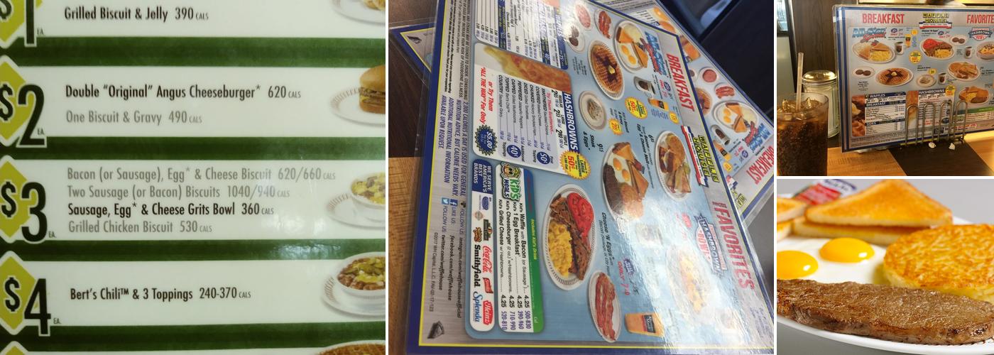 Waffle House Menu