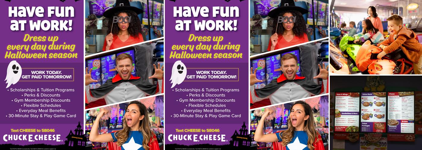 Chuck E. Cheese Menu