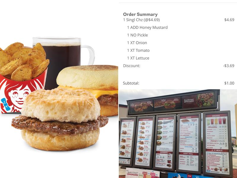 Wendy's Menu