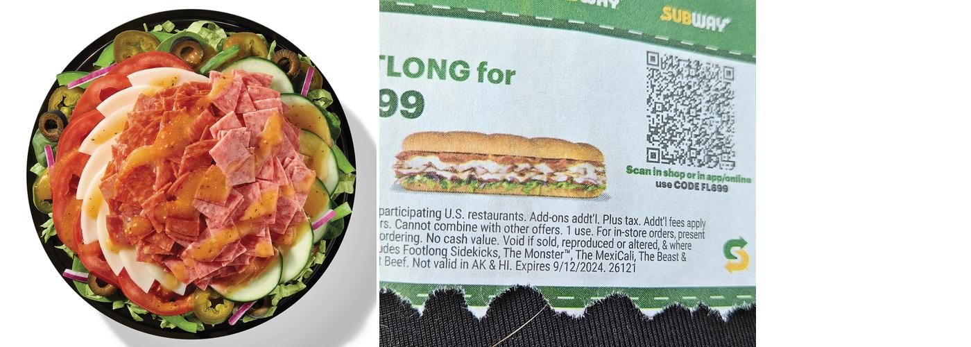 Subway Menu