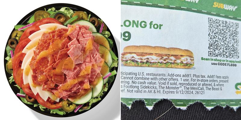 Subway Menu