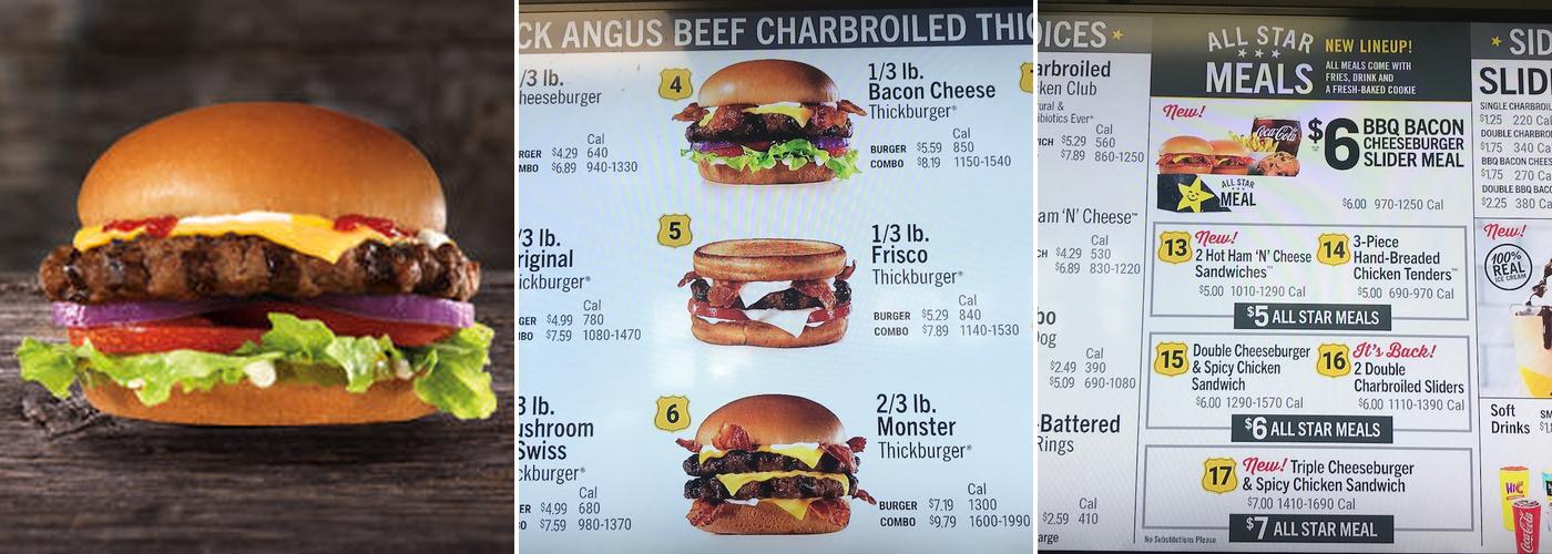 Hardee’s Menu