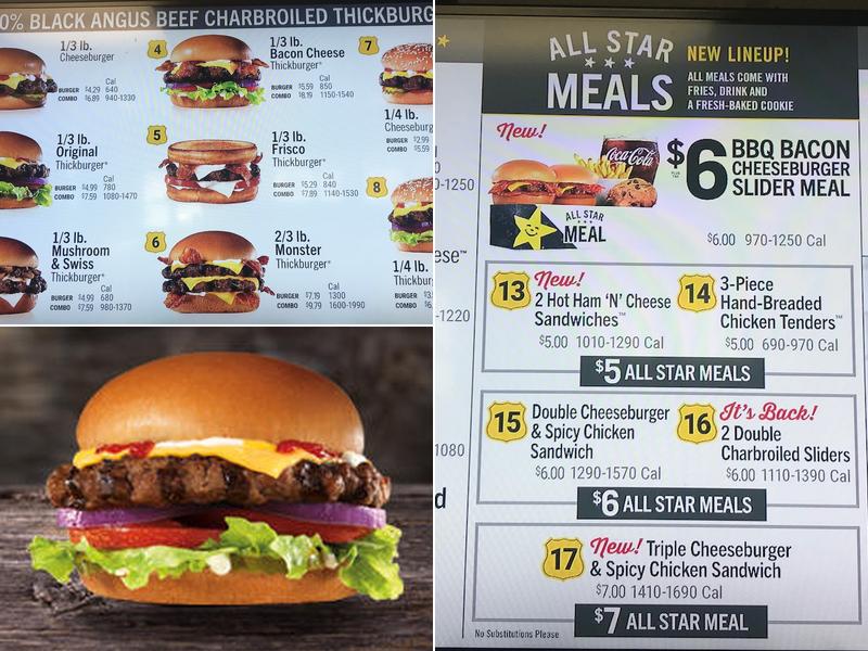 Hardee’s Menu