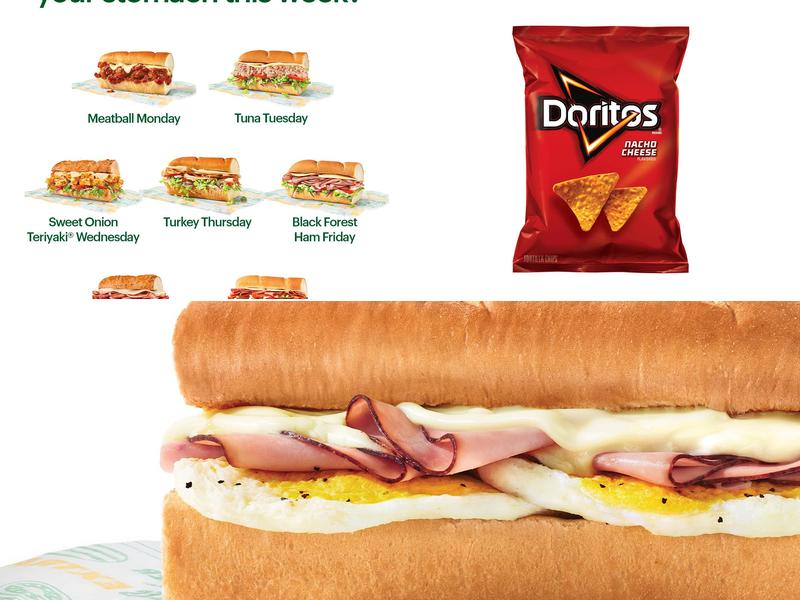Subway Menu