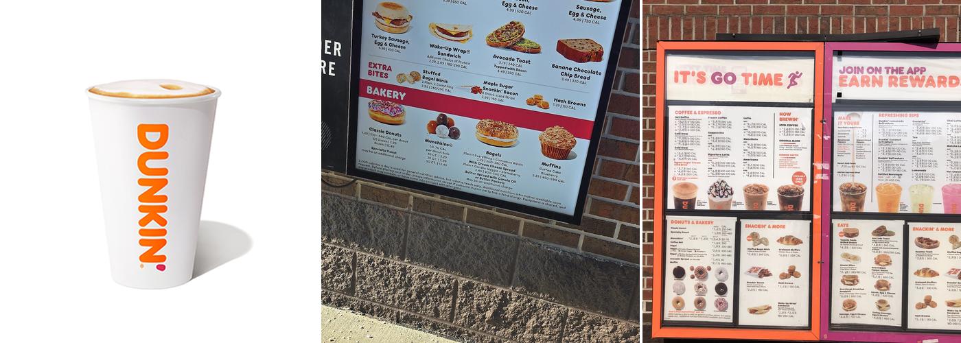 Dunkin' Menu