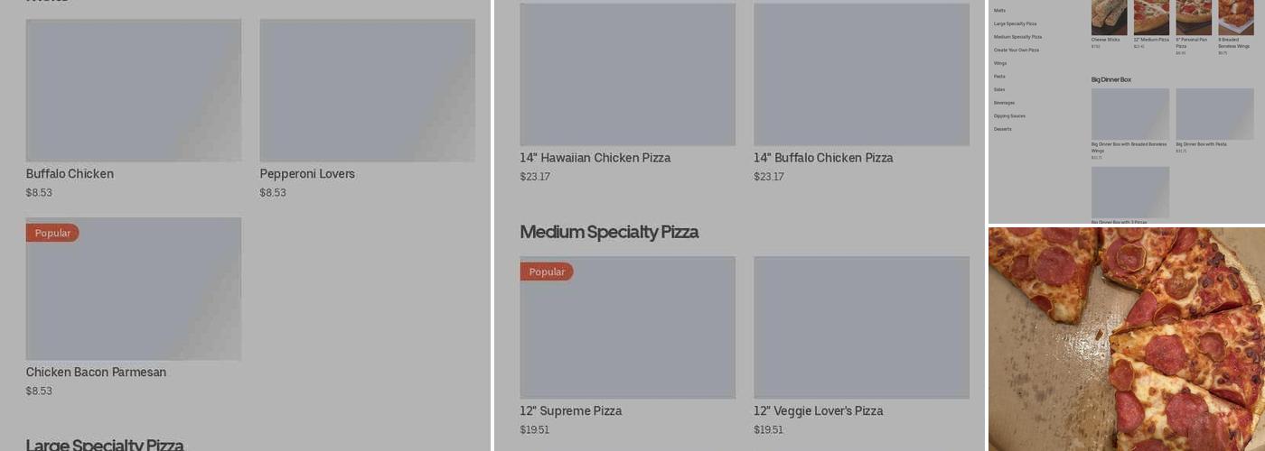 Pizza Hut Menu