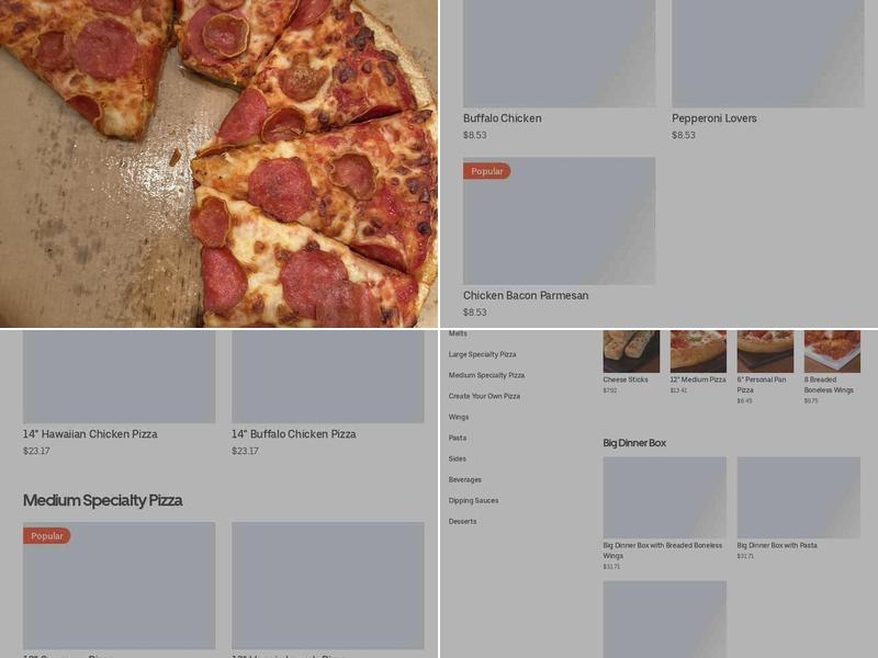 Pizza Hut Menu