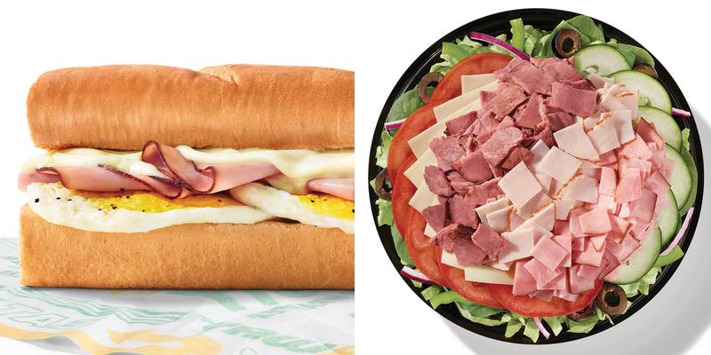 Subway Menu