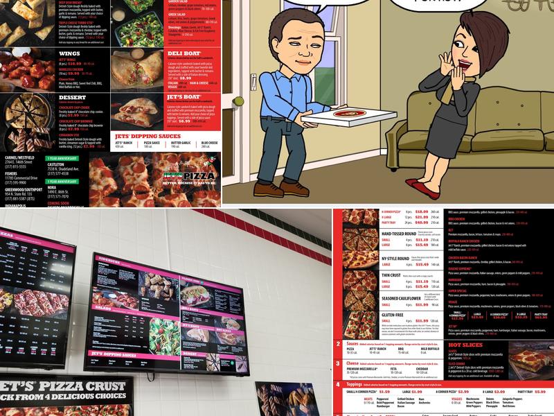 Jet's Pizza Menu