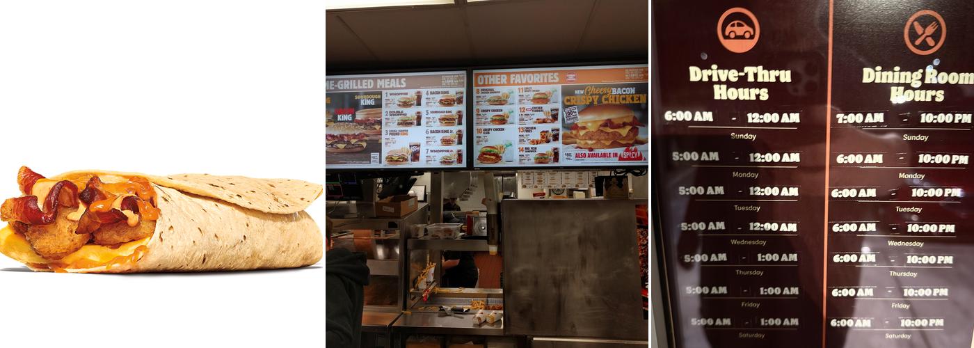 Burger King Menu
