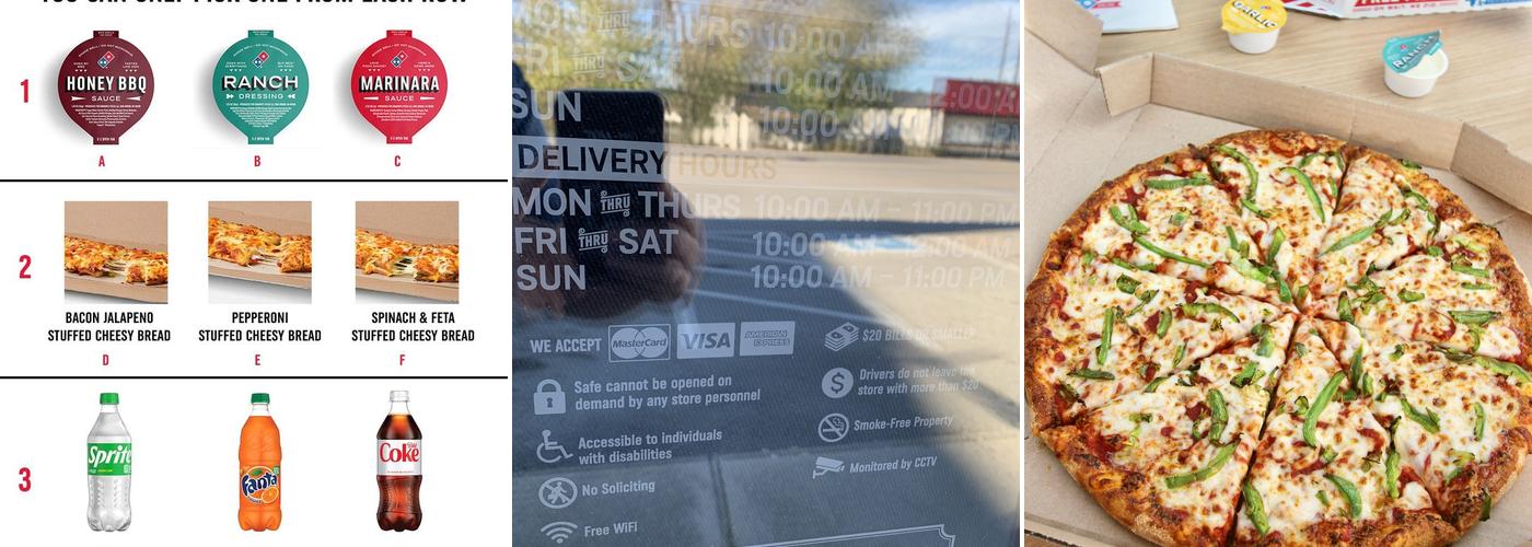 Domino's Pizza Menu