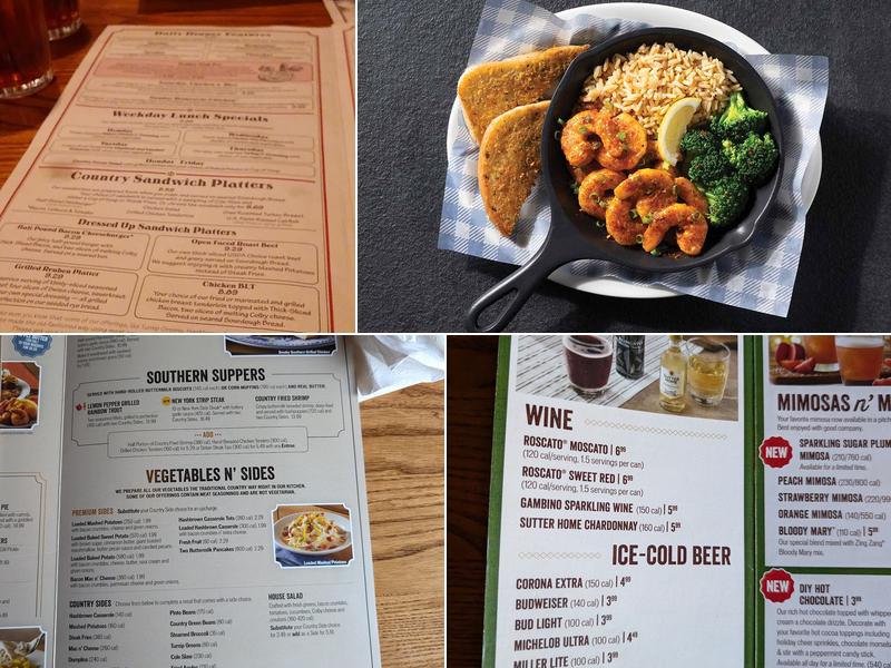 Cracker Barrel Old Country Store Menu