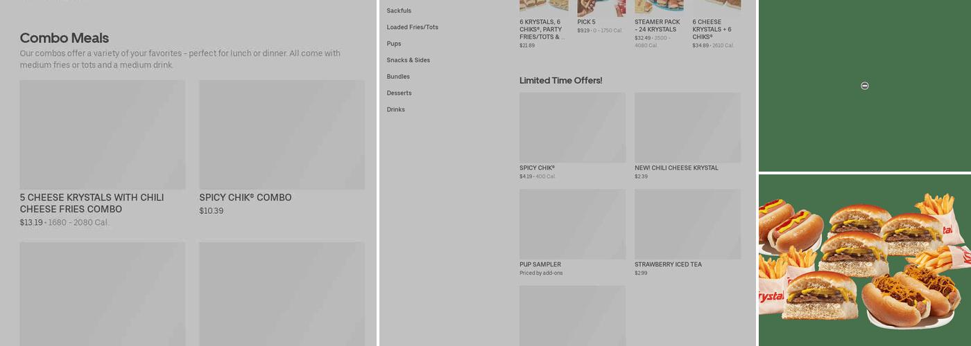 Krystal Menu
